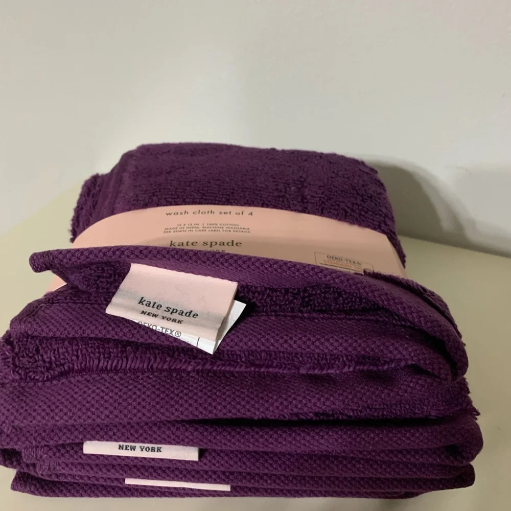 Kate Spade wash cloths, NWT